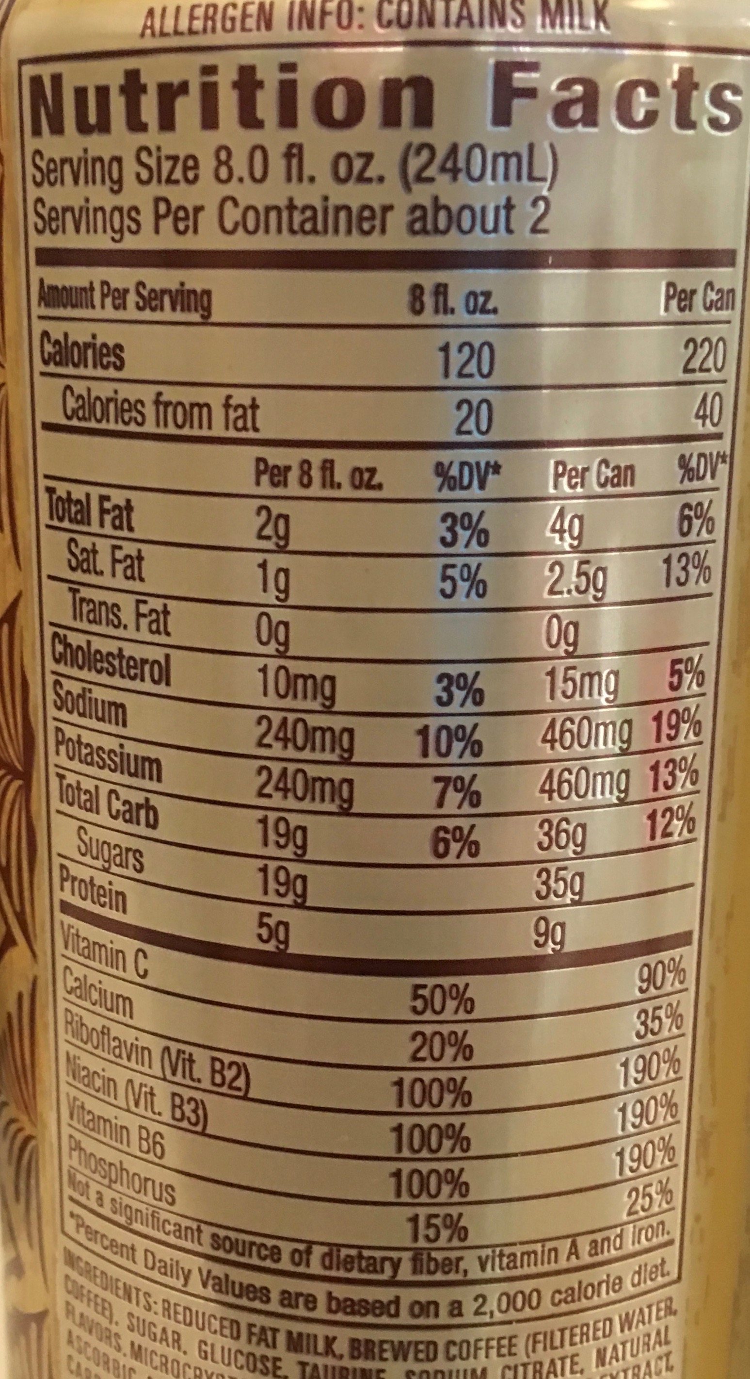 Monster Java Coffee + Energy Mean Bean 15oz